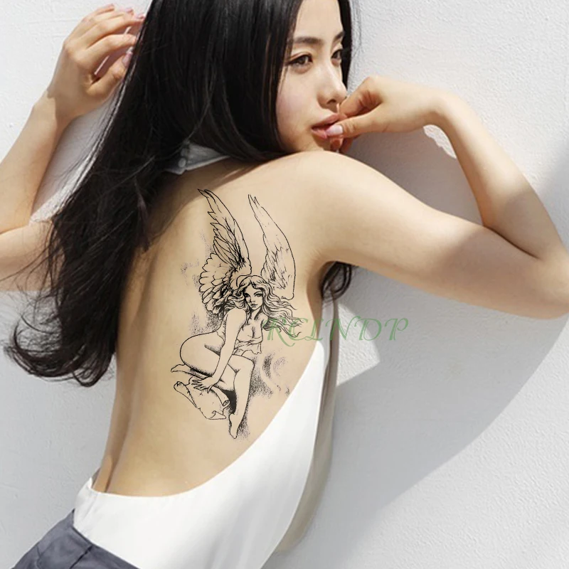 Waterproof Temporary Tattoo Sticker Angel Beauty Girl fake tatto flash tatoo tatouage Stickers leg arm back for girl women men
Waterproof Temporary Tattoo Sticker Angel Beauty Girl fake tatto flash tatoo tatouage Stickers leg arm back for girl women men
