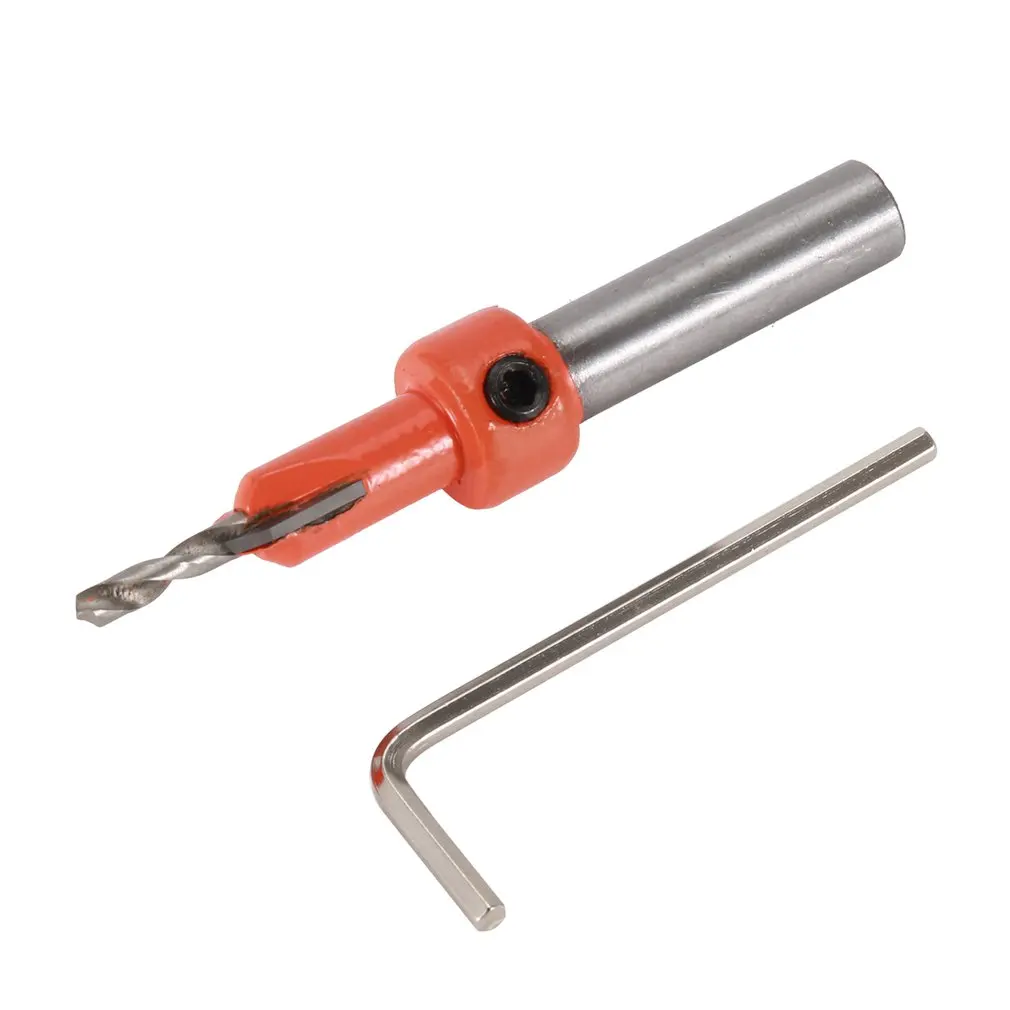 Alloy Drill Bits 3mm*8mm Pilot Hole Saw Countersink Woodworking Chamfering Drilling Holes Accessories Wood Power Rotary Tool
Alloy Drill Bits 3mm*8mm Pilot Hole Saw Countersink Woodworking Chamfering Drilling Holes Accessories Wood Power Rotary Tool