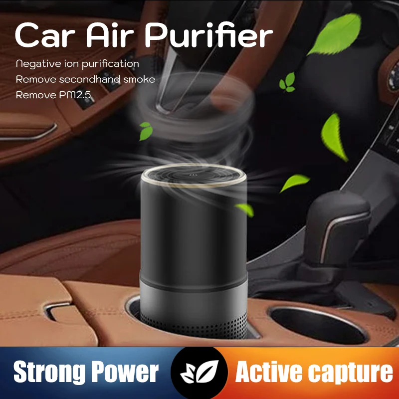 Portable Car Air Purifier Negative Ion Generator Odor Eliminator Smoke Formaldehyde Removal Air Freshener For Car Home
Portable Car Air Purifier Negative Ion Generator Odor Eliminator Smoke Formaldehyde Removal Air Freshener For Car Home