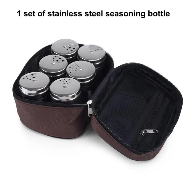 Camping Seasoning Jar Portable Outdoor Kitchen Barbecue Cruets Spice Set Seasoning Can Bottles Set Camping Supplies
Camping Seasoning Jar Portable Outdoor Kitchen Barbecue Cruets Spice Set Seasoning Can Bottles Set Camping Supplies