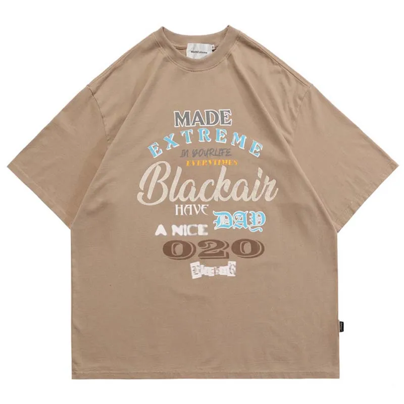 22SS Female Oversized O-neck Loose Tops Mens Letters Printed Washed Tee Shirt Unisex Short Sleeve 100%Cotton Khaki T Shirts
22SS Female Oversized O-neck Loose Tops Mens Letters Printed Washed Tee Shirt Unisex Short Sleeve 100%Cotton Khaki T Shirts