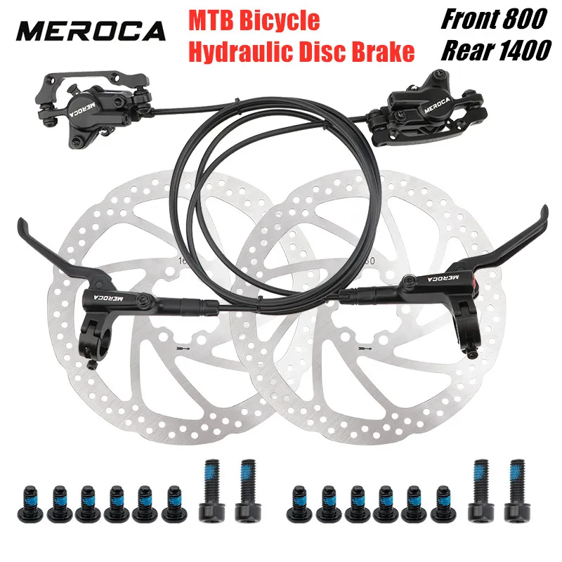 MEROCA M800 MTB Bicycle Brake Hydraulic Disc 800/1400mm Mountain Bike Parts Cycling PK MT200 Bilateral General Accessories
MEROCA M800 MTB Bicycle Brake Hydraulic Disc 800/1400mm Mountain Bike Parts Cycling PK MT200 Bilateral General Accessories