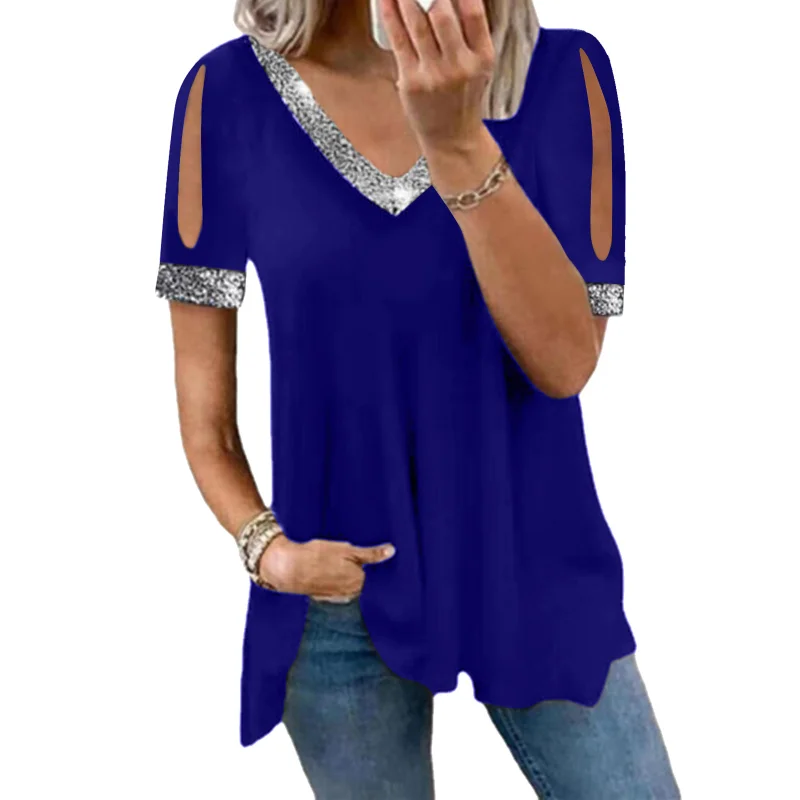 Fashion Summer Elegant Blouse V Neck Vintage 2023 Casual Loose Shirts Off Shoulder Women Short Sleeve Youth Tops Clothing 25076
Fashion Summer Elegant Blouse V Neck Vintage 2023 Casual Loose Shirts Off Shoulder Women Short Sleeve Youth Tops Clothing 25076