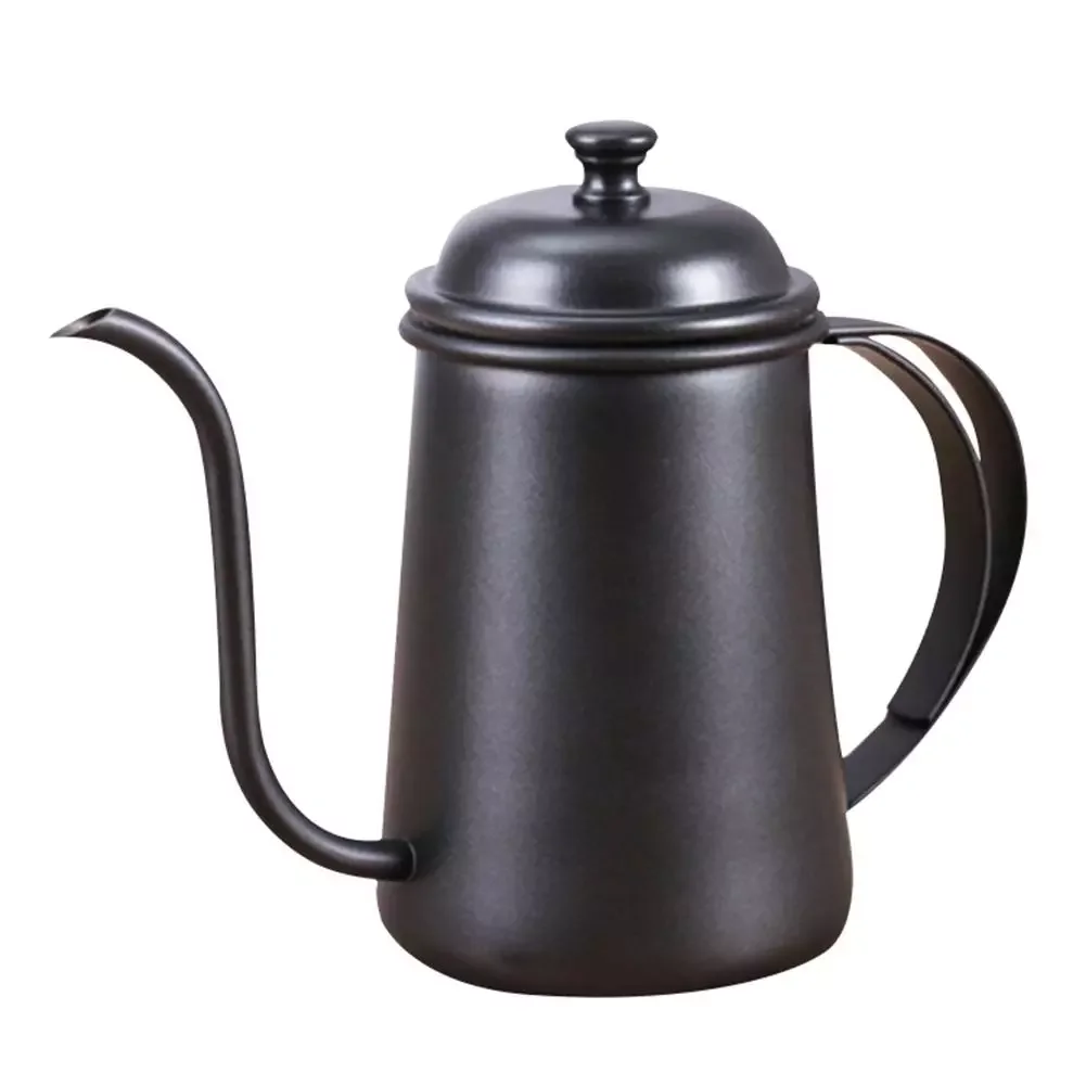 650ml Stainless Steel Drip Coffee Pot Long Gooseneck Spout Cafe Kettle Heat-resistant Coffee Kettle Tea Pot Kitchen Supplies
650ml Stainless Steel Drip Coffee Pot Long Gooseneck Spout Cafe Kettle Heat-resistant Coffee Kettle Tea Pot Kitchen Supplies