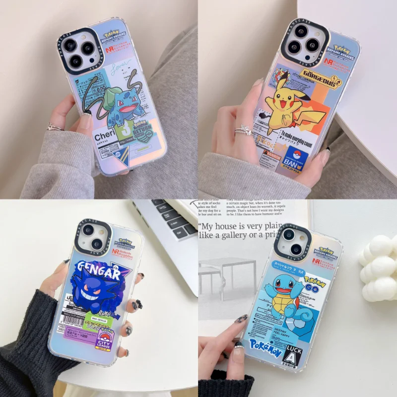 Pokemon Anime Snorlax Squirtle Bulbasaur Pikachu Charizard Gengar Printed Cartoon Phone Case Suitable for 14 13 12 11 Pro Max XS
Pokemon Anime Snorlax Squirtle Bulbasaur Pikachu Charizard Gengar Printed Cartoon Phone Case Suitable for 14 13 12 11 Pro Max XS