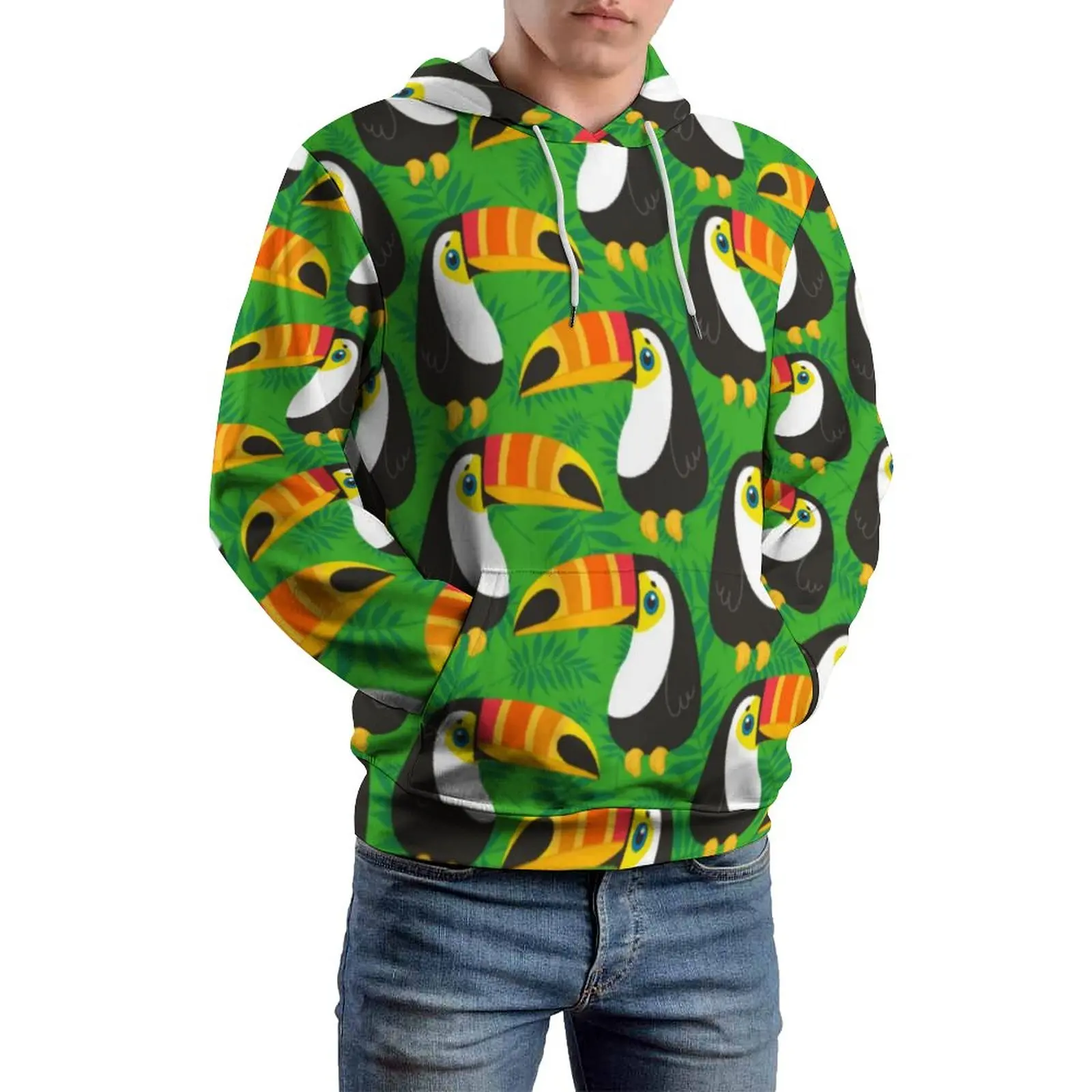 Toucan Birds Casual Hoodies Long Sleeve Green Leaves Tropical Y2k Hoodie Autumn Male Loose Oversized Graphic Hooded Sweatshirts
Toucan Birds Casual Hoodies Long Sleeve Green Leaves Tropical Y2k Hoodie Autumn Male Loose Oversized Graphic Hooded Sweatshirts