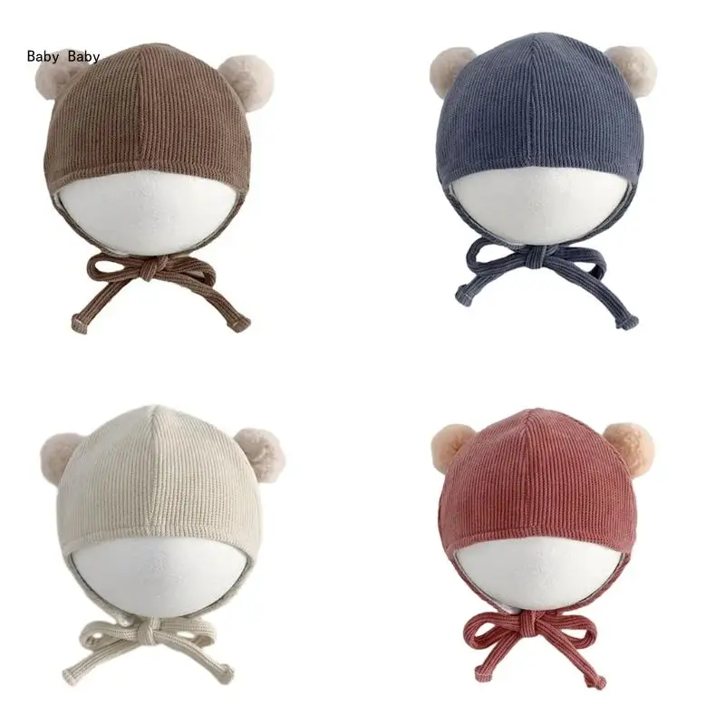 Spring Autumn Infant Beanie Cap Outdoor Windproof Solid Color Corduroy Lace Up Hat for 6 Months to 1 Year Old Girls Boys Q81A
Spring Autumn Infant Beanie Cap Outdoor Windproof Solid Color Corduroy Lace Up Hat for 6 Months to 1 Year Old Girls Boys Q81A