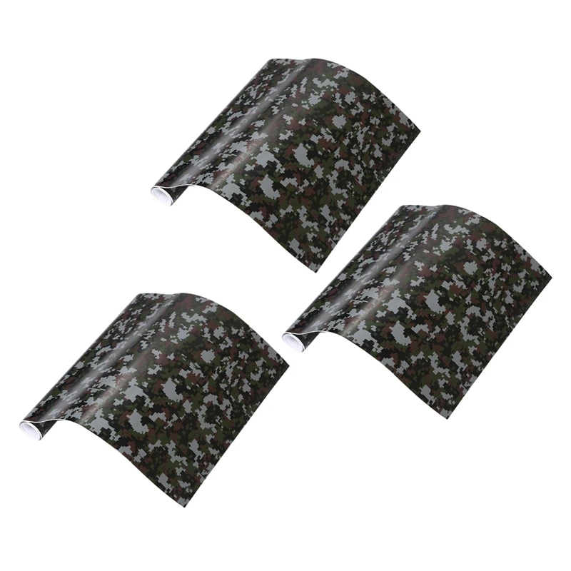 3 Roll Camo Car Sticker PVC Vinyl Army Sticker CAMO Woodland Camouflage Sticker Black Digital Camouflage 152X30cm
3 Roll Camo Car Sticker PVC Vinyl Army Sticker CAMO Woodland Camouflage Sticker Black Digital Camouflage 152X30cm