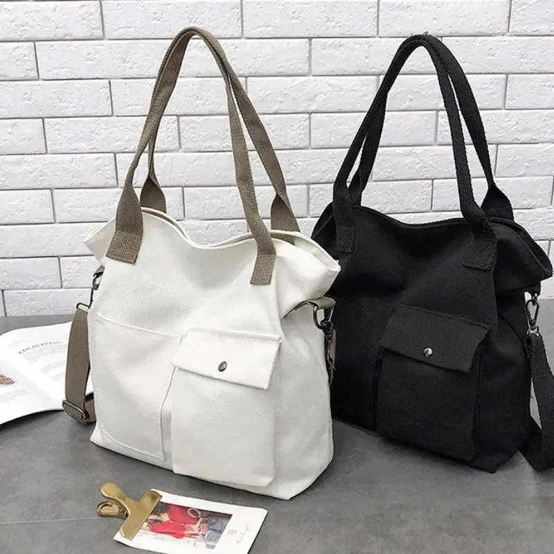 Women's Bag Cheap Casual Large Capacity Shoulder Bags Shopper Canvas Letter Fashion Harajuku Zipper Print Ulzzang Handbags
Women's Bag Cheap Casual Large Capacity Shoulder Bags Shopper Canvas Letter Fashion Harajuku Zipper Print Ulzzang Handbags