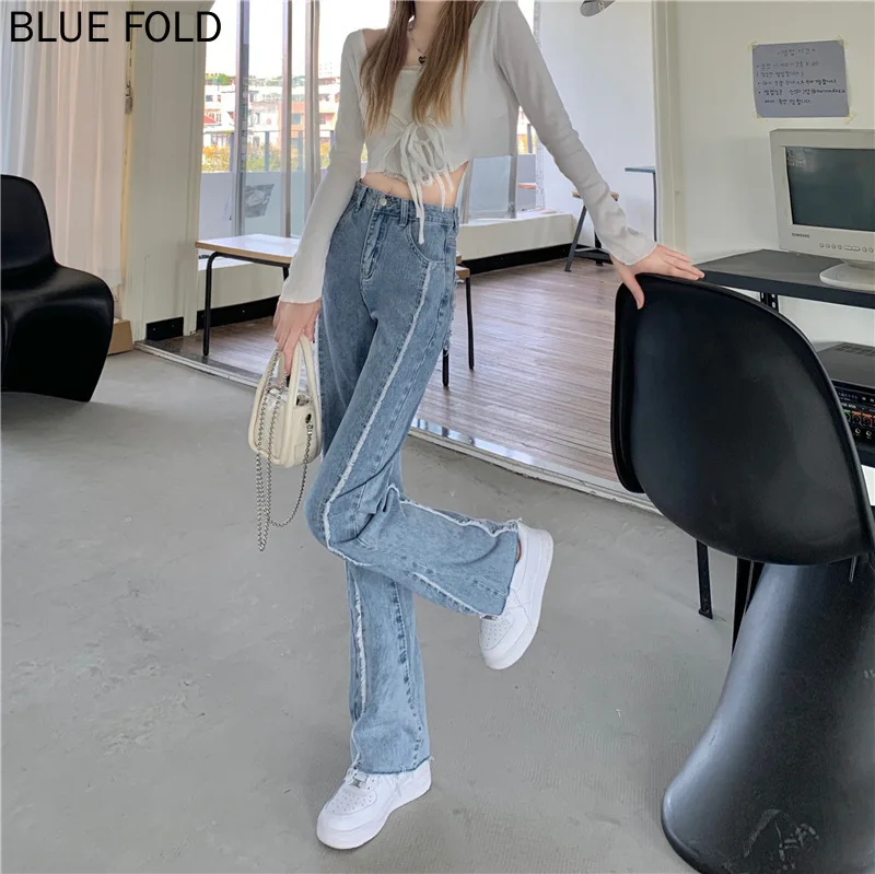 2022 Spring New Products Slimming Ripped Pocket Raw Edge Design Washed Straight Jeans Mujer Jean Femme Denim Trousers
2022 Spring New Products Slimming Ripped Pocket Raw Edge Design Washed Straight Jeans Mujer Jean Femme Denim Trousers