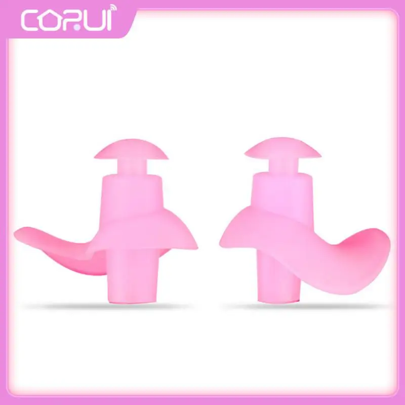 Earplugs Sports Dust Proof Swimming Waterproof Swimming Accessories Silicone Ear Plugs Diving Accessories For Travel 
Earplugs Sports Dust Proof Swimming Waterproof Swimming Accessories Silicone Ear Plugs Diving Accessories For Travel