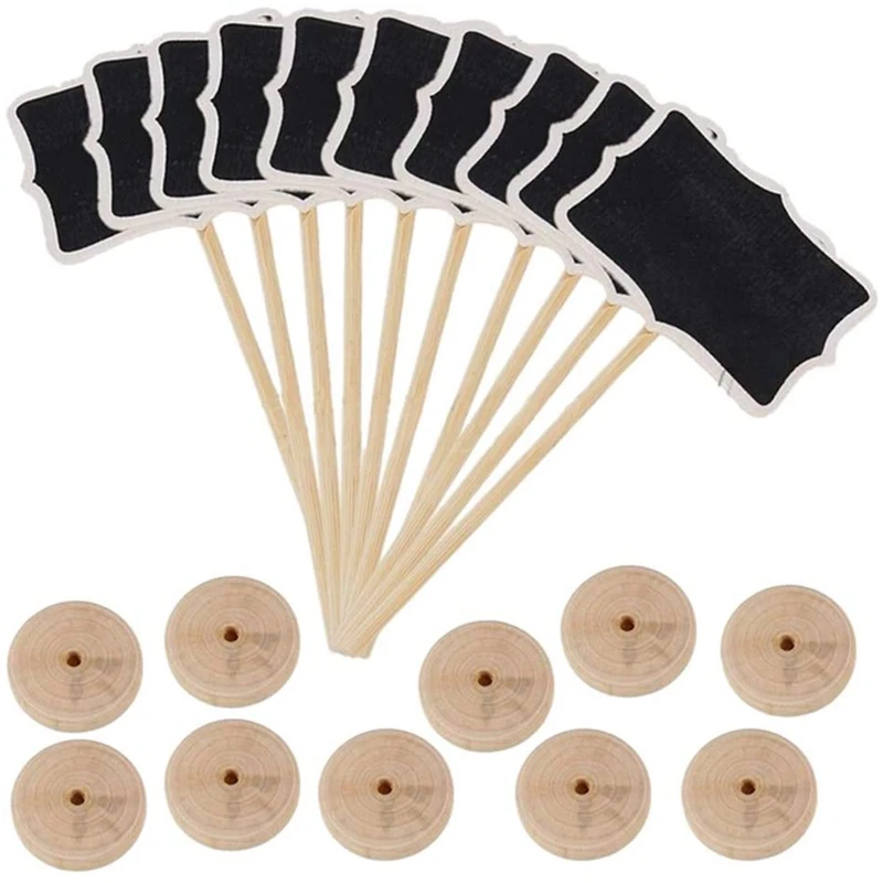 20 Pack Wood Mini Chalkboards Signs Stakes,Blackboards With Stands&Stickers,Small Rectangle Black Board
20 Pack Wood Mini Chalkboards Signs Stakes,Blackboards With Stands&Stickers,Small Rectangle Black Board