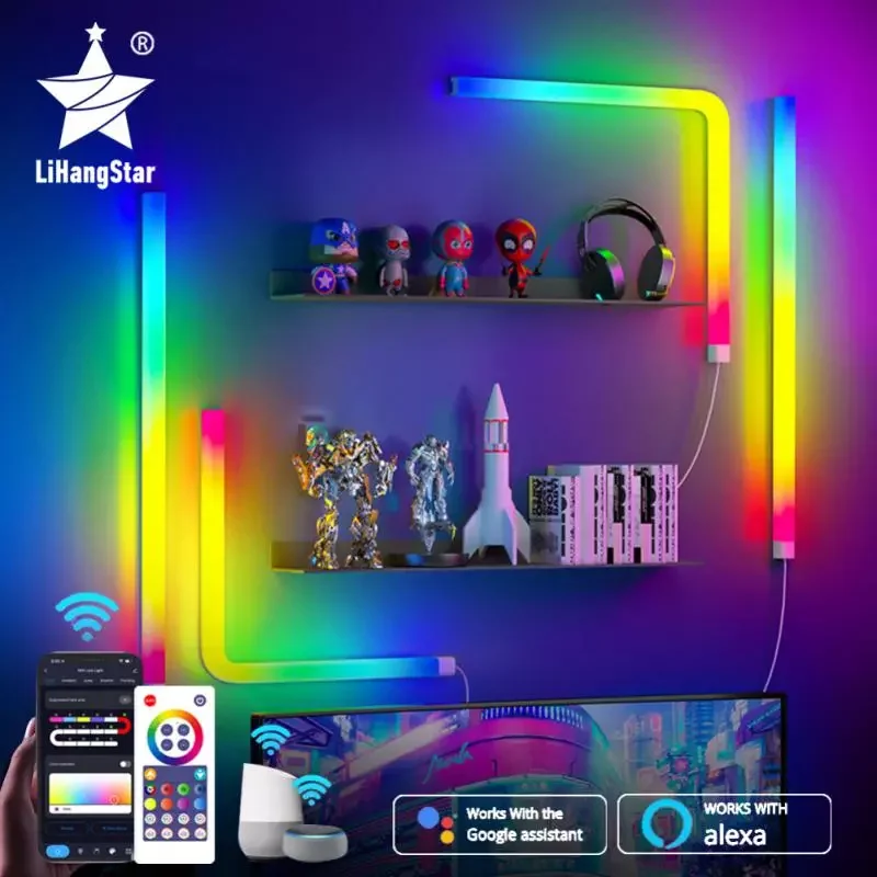 150CM DreamColor LED Strip Lights Smartlife WIFI APP Voice Control Night Light TapeWork With Alexa Assistant
150CM DreamColor LED Strip Lights Smartlife WIFI APP Voice Control Night Light TapeWork With Alexa Assistant