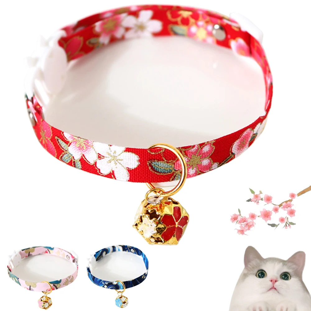 Cat Collar with Hollow Bell Cute Japanese Style Small Cats Necklace Adjustable Safety Puppy Kitten Collars Pet Rabbit Bow Tie
Cat Collar with Hollow Bell Cute Japanese Style Small Cats Necklace Adjustable Safety Puppy Kitten Collars Pet Rabbit Bow Tie