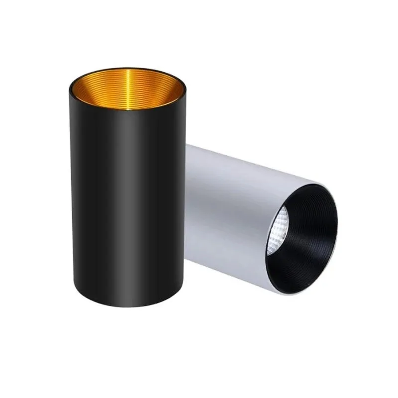 Surface Mounted Cylindrical LED COB Downlight Gold Reflector 7W 10W 12W 15W LED Ceiling Bulbs Lamp Spot Light LED Downligh
Surface Mounted Cylindrical LED COB Downlight Gold Reflector 7W 10W 12W 15W LED Ceiling Bulbs Lamp Spot Light LED Downligh