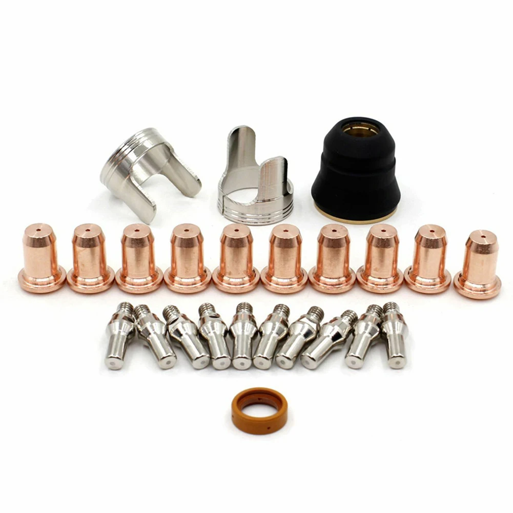24Pcs Plasma Torch Electrode Nozzle Shield Swirl Ring Tip Standoff For Harbor Freight Port Cargo 62204 Plasma Cutter Torch
24Pcs Plasma Torch Electrode Nozzle Shield Swirl Ring Tip Standoff For Harbor Freight Port Cargo 62204 Plasma Cutter Torch