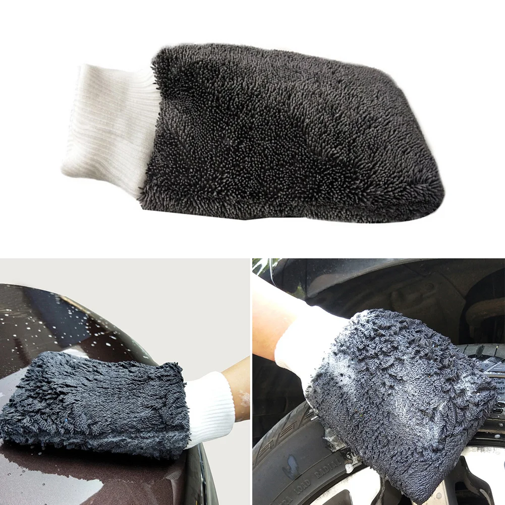 Thickened Car Wash Gloves Microfiber Car Grooming Cleaning Supplies Absorbent Washing Tool Fiber Cloth 28*19cm
Thickened Car Wash Gloves Microfiber Car Grooming Cleaning Supplies Absorbent Washing Tool Fiber Cloth 28*19cm