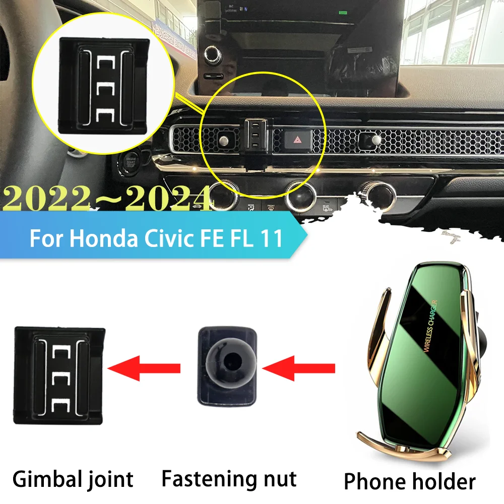 Автомобильный держатель для Honda Civic FE FL, 11-го поколения 2022 2023 2024, подставка для вентиляционного отверстия, наклейка для беспроводной зарядки, ...
Автомобильный держатель для Honda Civic FE FL, 11-го поколения 2022 2023 2024, подставка для вентиляционного отверстия, наклейка для беспроводной зарядки, ...