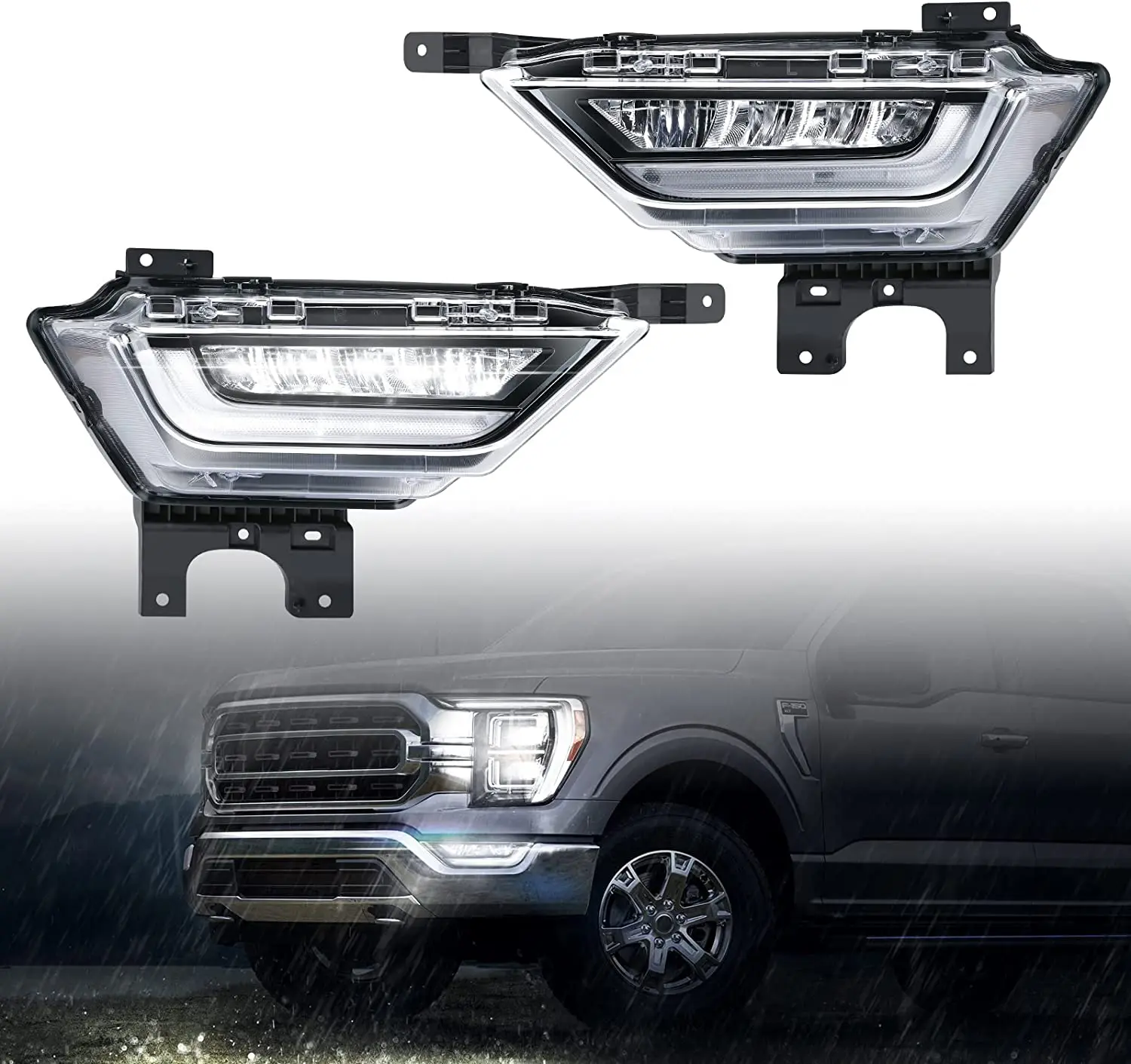 OVOVS car accessories 2022 Waterproof White DRL led fog/driving lights for Ford F150 2021 2022
OVOVS car accessories 2022 Waterproof White DRL led fog/driving lights for Ford F150 2021 2022