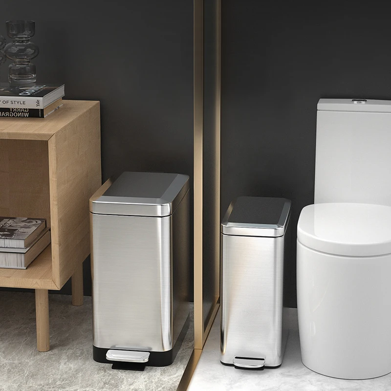 6L Stainless Steel Step Trash Can with Silent Gentle Lid Close for Kitchen Home Office Foot Pedal Trash Can Automatic Dustbin
6L Stainless Steel Step Trash Can with Silent Gentle Lid Close for Kitchen Home Office Foot Pedal Trash Can Automatic Dustbin