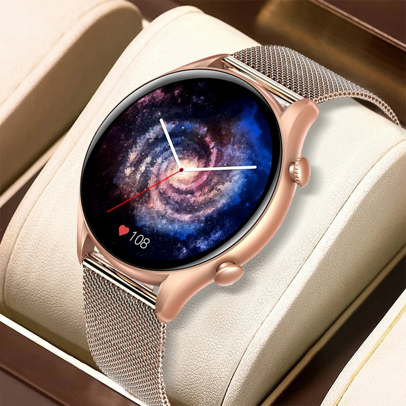 2022 New Bluetooth Call 360*360 HD 1.32Inch Screen Ladies Smart Watches Lady Sport Heart Rate Blood Oxygen Women Smartwatch+Box 
2022 New Bluetooth Call 360*360 HD 1.32Inch Screen Ladies Smart Watches Lady Sport Heart Rate Blood Oxygen Women Smartwatch+Box