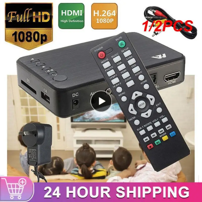 1/2PCS Ultra Media Player For Car TV SD MMC RMVB MP3 USB External HDD U Disk MultiMedia Media Player Box With VGA SD MKV
1/2PCS Ultra Media Player For Car TV SD MMC RMVB MP3 USB External HDD U Disk MultiMedia Media Player Box With VGA SD MKV
