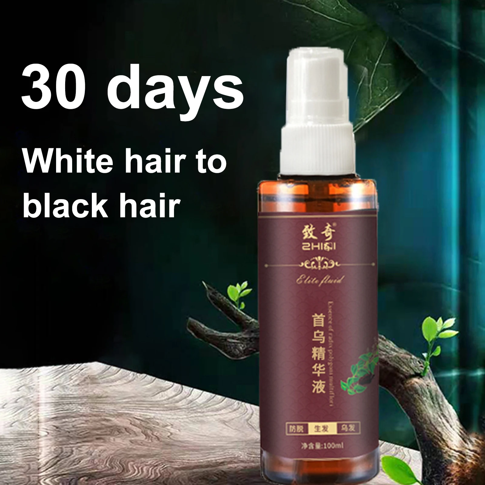 30 Days Herbal Cure White Hair Treatment Spray 100ml Shouwu Hair Liquid Change White Gray Hair To Black Hair Regrowth Treatments
30 Days Herbal Cure White Hair Treatment Spray 100ml Shouwu Hair Liquid Change White Gray Hair To Black Hair Regrowth Treatments