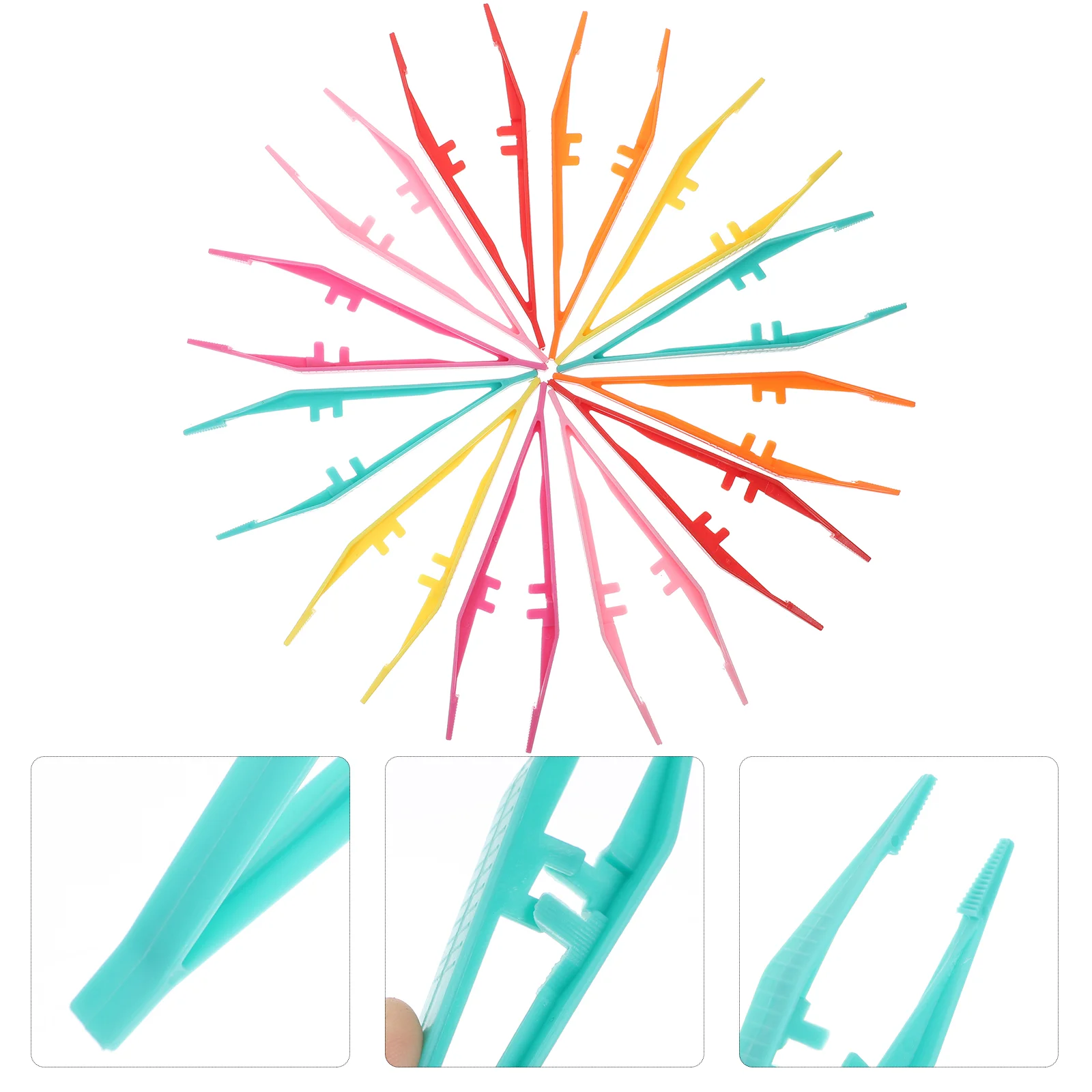 25Pcs Fine Motor Skills Training Tool Tweezers Tweezers For Crafts Flat Tweezers Tweezers For Sorting
25Pcs Fine Motor Skills Training Tool Tweezers Tweezers For Crafts Flat Tweezers Tweezers For Sorting