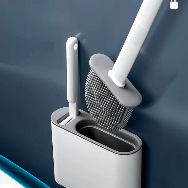 Silicone Toilet Brush Suit Wall Mounted Brush Holder Set Bathroom Cleaning Brush Bathroom Accessories Home Floor Cleaning
Silicone Toilet Brush Suit Wall Mounted Brush Holder Set Bathroom Cleaning Brush Bathroom Accessories Home Floor Cleaning