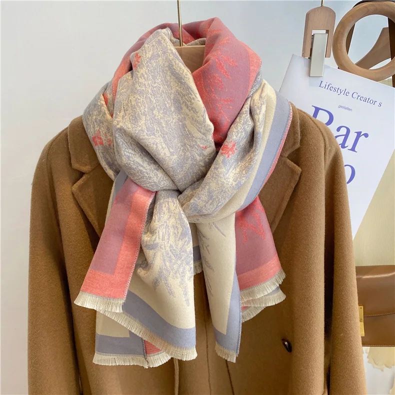 Winter Cashmere Scarf for Women Shawl Luxury Warm Plaid Print Thick Blanket Pashmina Neckchief Bufanda Design Echarpe Bandana
Winter Cashmere Scarf for Women Shawl Luxury Warm Plaid Print Thick Blanket Pashmina Neckchief Bufanda Design Echarpe Bandana