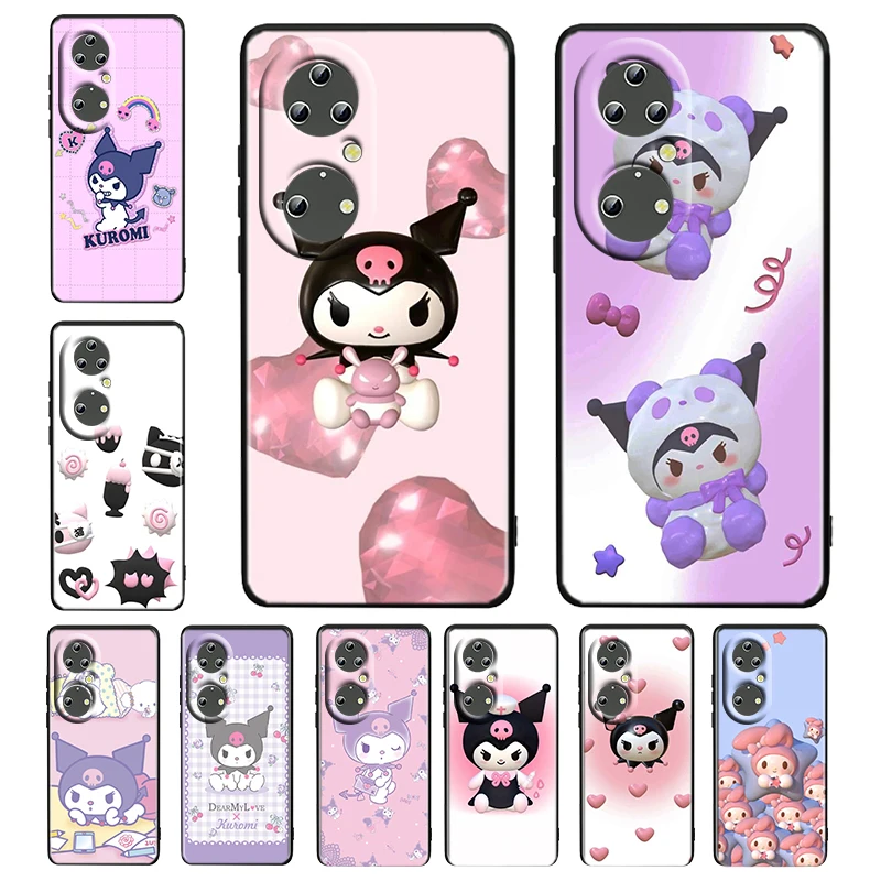Cute Anime Kuromi Girl For Huawei P50 P20 P30 P40 P10 Pro Lite E Plus 5G P9 Lite Mini Silicone Soft Black Phone Case Fundas Capa
Cute Anime Kuromi Girl For Huawei P50 P20 P30 P40 P10 Pro Lite E Plus 5G P9 Lite Mini Silicone Soft Black Phone Case Fundas Capa