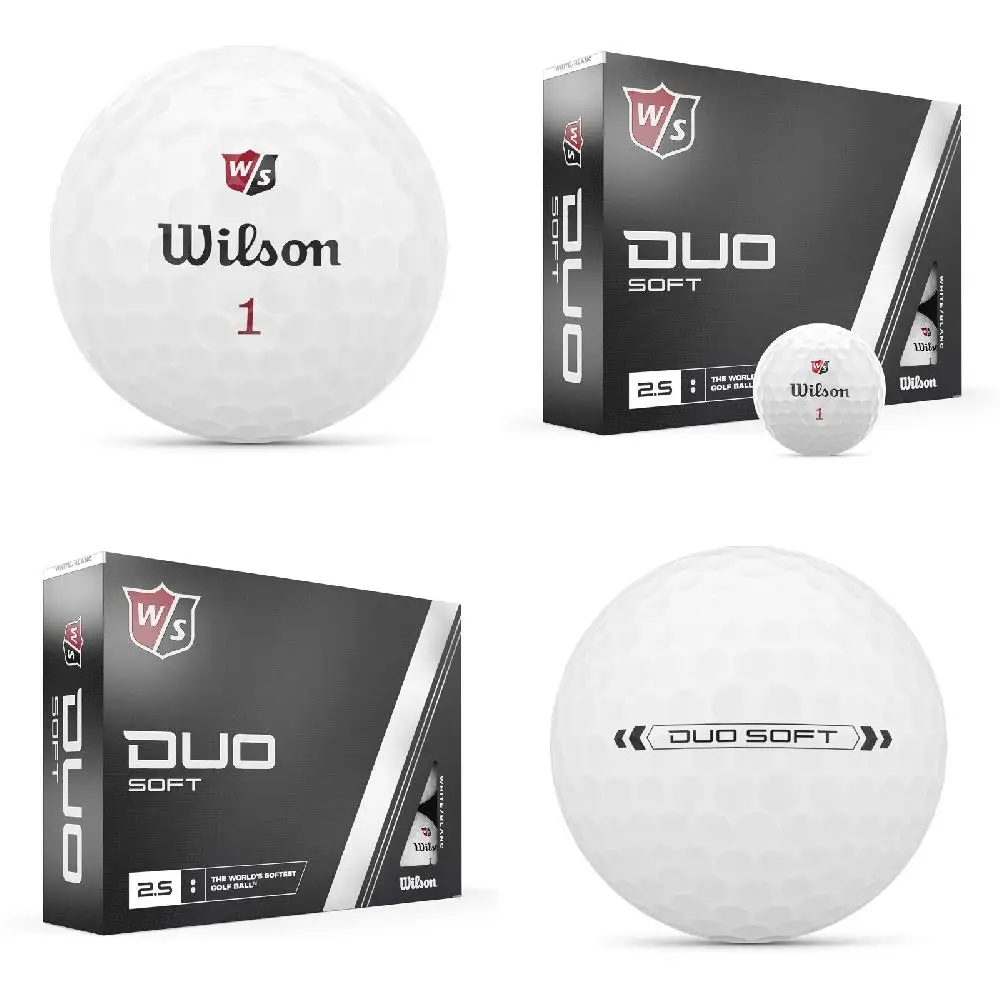 Fantastic 12-Pack Soft White Duo Golf Balls - Perfect for Boosting Your Game Performance and Improving Your Skills!
Fantastic 12-Pack Soft White Duo Golf Balls - Perfect for Boosting Your Game Performance and Improving Your Skills!
