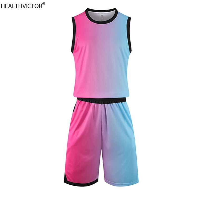 Fashion Gradient Color Sports Sleeveless Tank Tops Custom Kids Adult Men Women Basketball Jerseys Shorts Set Uniform Tracksuit
Fashion Gradient Color Sports Sleeveless Tank Tops Custom Kids Adult Men Women Basketball Jerseys Shorts Set Uniform Tracksuit