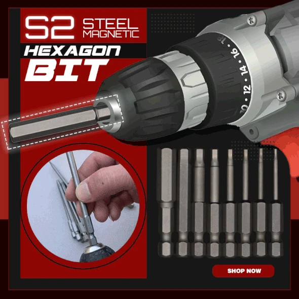8pcs S2 Steel Magnetic Hexagon Bit Set 1/4 Inch Hex Shank Screwdriver Bit Set 50mm Length H1.5-H8 Dropshipping
8pcs S2 Steel Magnetic Hexagon Bit Set 1/4 Inch Hex Shank Screwdriver Bit Set 50mm Length H1.5-H8 Dropshipping