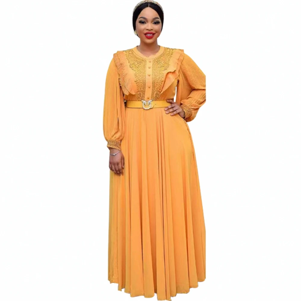 African Lace Chiffon Dresses For Women 2022 Spring Summer Ruffle Long Maxi Dress Elegant Party Evening Gown Cosplay Costume
African Lace Chiffon Dresses For Women 2022 Spring Summer Ruffle Long Maxi Dress Elegant Party Evening Gown Cosplay Costume