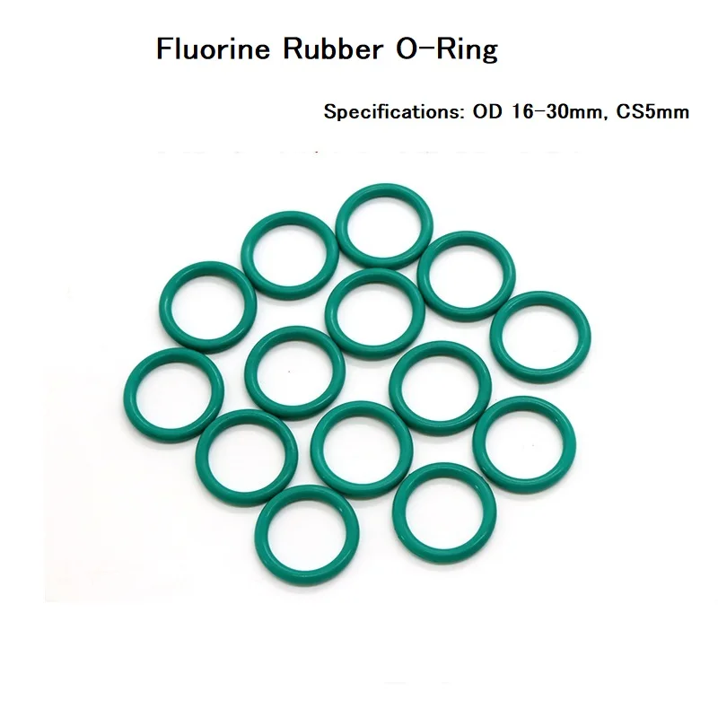 10/20Pcs Green FKM Fluorine Rubber O-Ring Outer Diameter 16-52MM Wire Diameter 5MM
10/20Pcs Green FKM Fluorine Rubber O-Ring Outer Diameter 16-52MM Wire Diameter 5MM