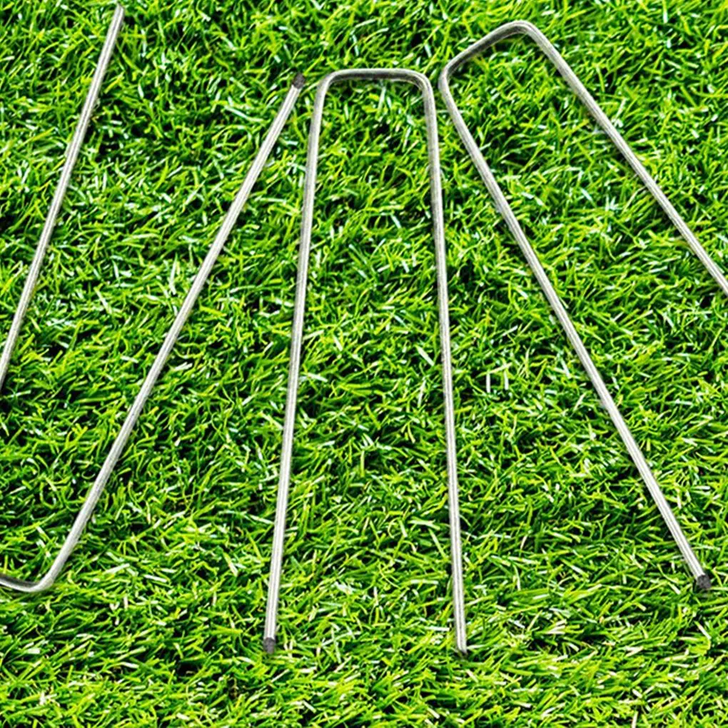 50PCS U Shaped Garden Ground Nail Mulch Fix Tool Greenhouse Film Ground Cloth Sunshade Fly Net Pest Control Plastic Film Peg
50PCS U Shaped Garden Ground Nail Mulch Fix Tool Greenhouse Film Ground Cloth Sunshade Fly Net Pest Control Plastic Film Peg