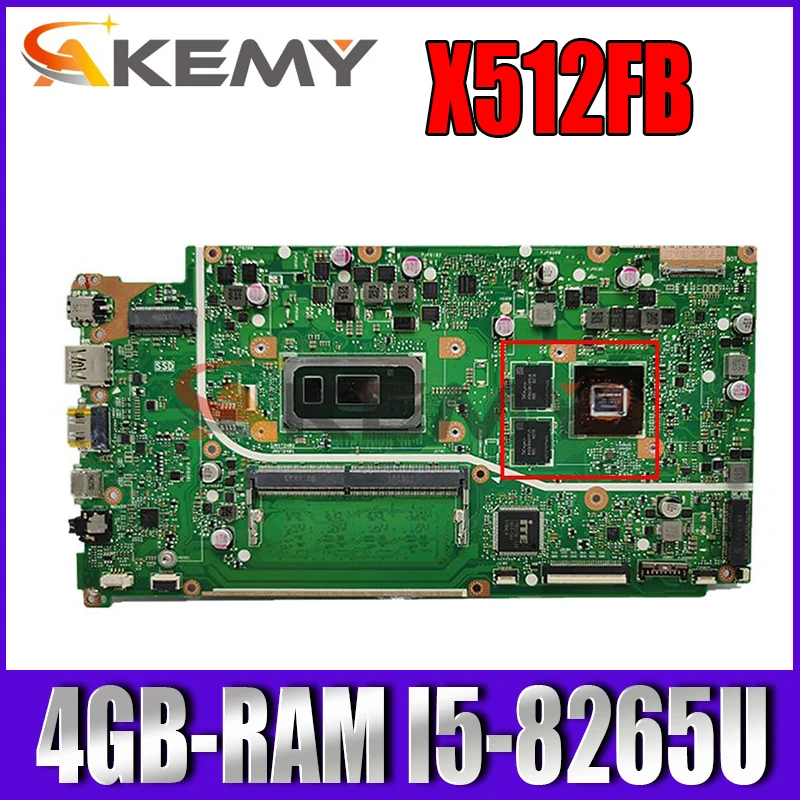 Motherboard For asus VivoBook 15 X512 X512FB-AP1203T X512F F512F X512FB X512FF X512FJ Laptop Mainboard 4GB-RAM I5-8265U V2G-GPU
Motherboard For asus VivoBook 15 X512 X512FB-AP1203T X512F F512F X512FB X512FF X512FJ Laptop Mainboard 4GB-RAM I5-8265U V2G-GPU