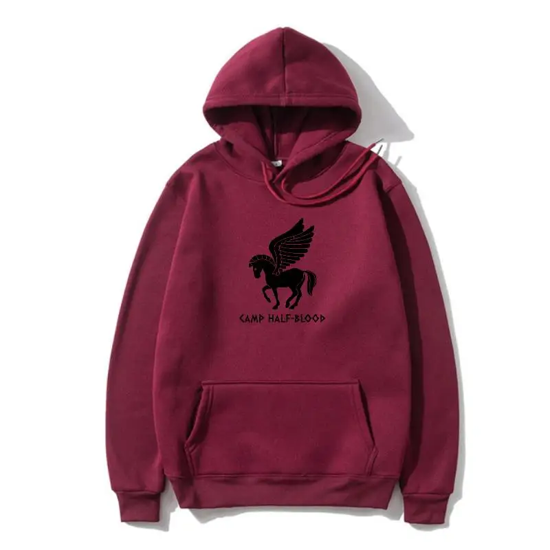 

Camp Half Blood Percy Jackson Flying Horsependant Long Island Sound Summer Print Hoody Cotton Men Hoody New Women Outerwear