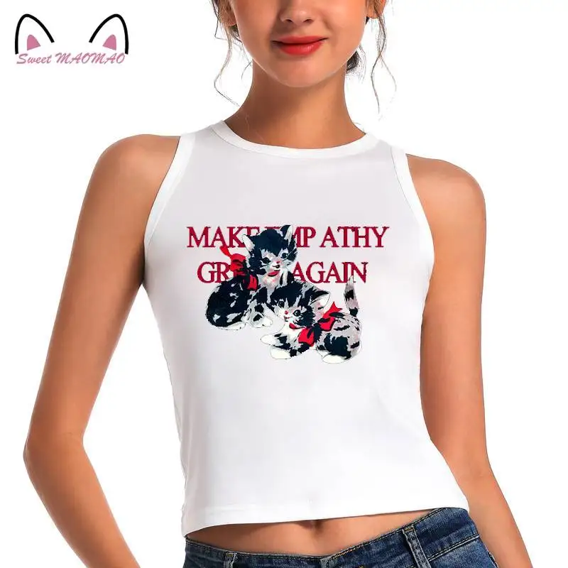 Gothic Y2K Cat Print Tank Top Women Vest Sleeveless Tee Dark Casual Bodycon High Street Vintage Goth Women's Streetwear Tops
Gothic Y2K Cat Print Tank Top Women Vest Sleeveless Tee Dark Casual Bodycon High Street Vintage Goth Women's Streetwear Tops