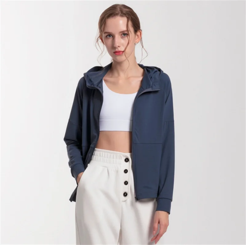 Spring Summer High Elastic Women Nake Feeling Biker Jacket Solid Color Fitness Running Zipper Open Yoga Jacket
Spring Summer High Elastic Women Nake Feeling Biker Jacket Solid Color Fitness Running Zipper Open Yoga Jacket
