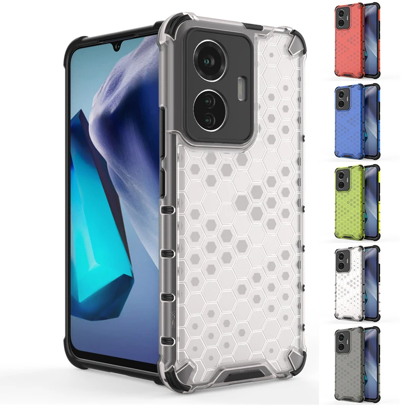 Shockproof Case for Vivo T1 Snapdragon 680 Cover Back Transparent Honeycomb Clear Phone Cover for Vivo T1 Snapdragon 680 Fundas
Shockproof Case for Vivo T1 Snapdragon 680 Cover Back Transparent Honeycomb Clear Phone Cover for Vivo T1 Snapdragon 680 Fundas