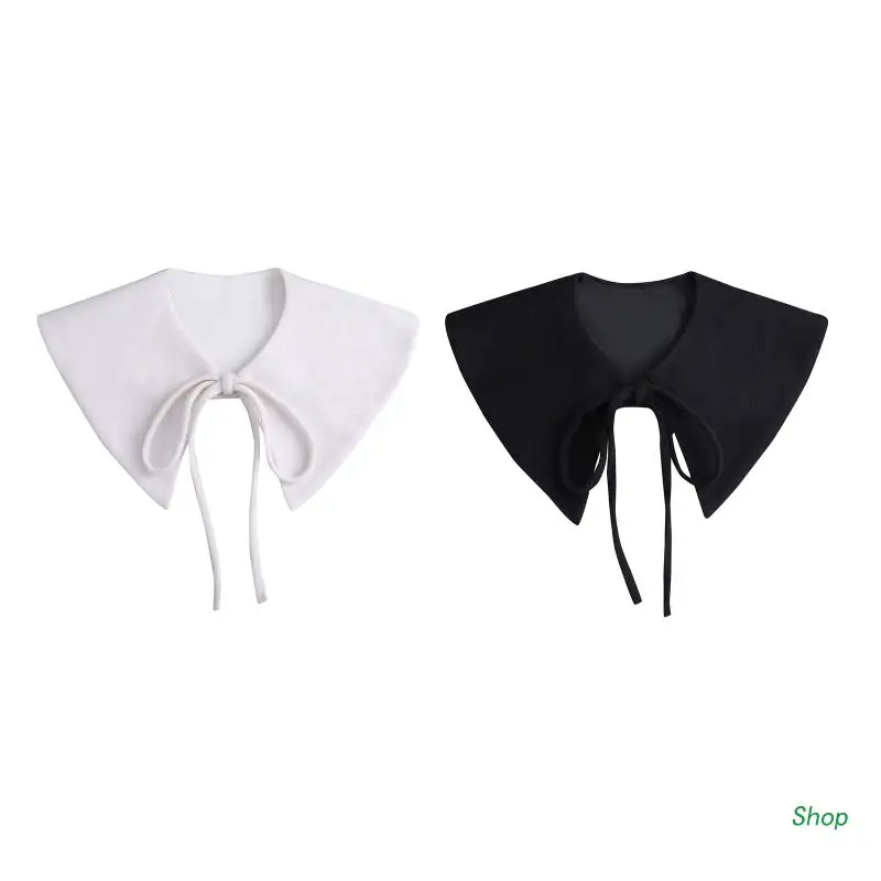L5YC Women Detachable False Collar Shawl Scarf Solid Color Capelet Half Shirt Shrug
L5YC Women Detachable False Collar Shawl Scarf Solid Color Capelet Half Shirt Shrug