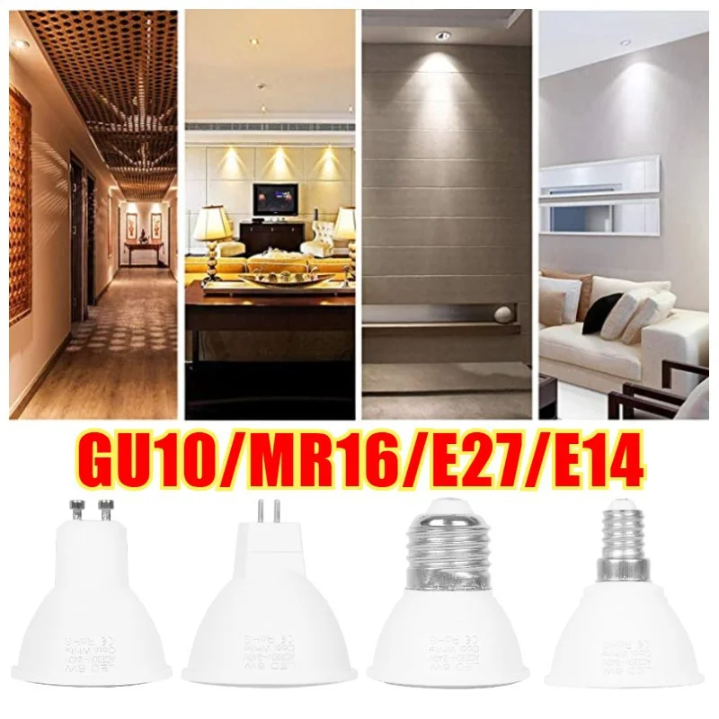 MR16 GU10 E27 E14 Lampada LED Bulb Spotlight Bulb 6W 220V LED Lamp LED Spot Light 24/120 Degree Cold/Warm White Hot Sell
MR16 GU10 E27 E14 Lampada LED Bulb Spotlight Bulb 6W 220V LED Lamp LED Spot Light 24/120 Degree Cold/Warm White Hot Sell
