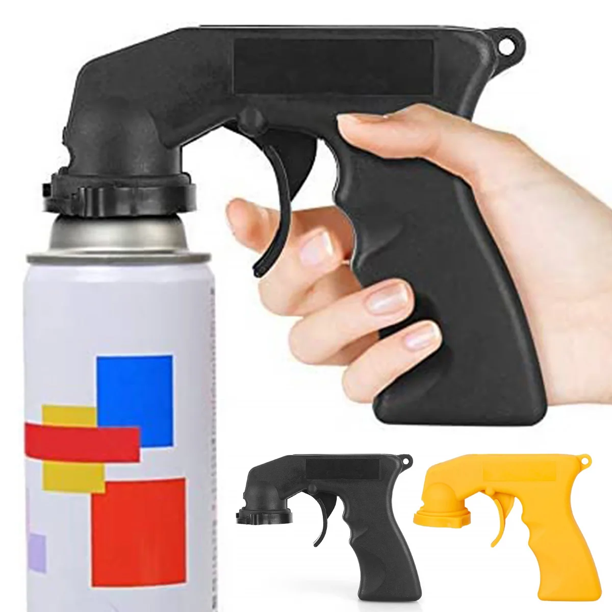 Car Polishing Paint Care Aerosol Spray Gun Handle with Full Grip Lock Handle Trigger PolishTools Repair Tool Car Accessories
Car Polishing Paint Care Aerosol Spray Gun Handle with Full Grip Lock Handle Trigger PolishTools Repair Tool Car Accessories