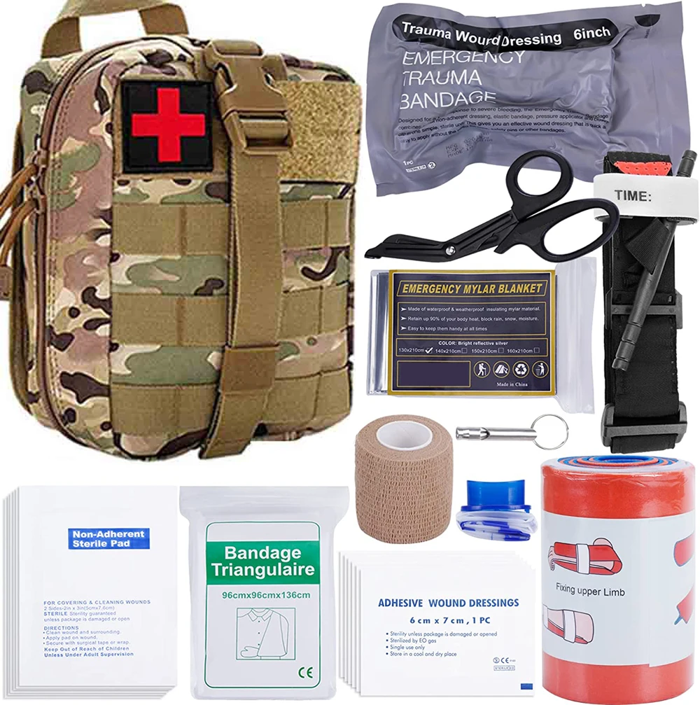 Mergency Survival First Aid Kit Military Tactical Admin Pouch EMT Bug Out Bag Camping Kit Tactical Molle IFAK EMT Trauma Surviva
Mergency Survival First Aid Kit Military Tactical Admin Pouch EMT Bug Out Bag Camping Kit Tactical Molle IFAK EMT Trauma Surviva