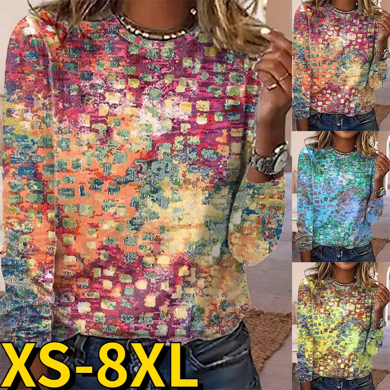 Autumn Winter Elegant Tops Ladies Round Neck Vintage Long Sleeve Autumn Street Fashion New Design Printing T-shirt Casual Tee
Autumn Winter Elegant Tops Ladies Round Neck Vintage Long Sleeve Autumn Street Fashion New Design Printing T-shirt Casual Tee