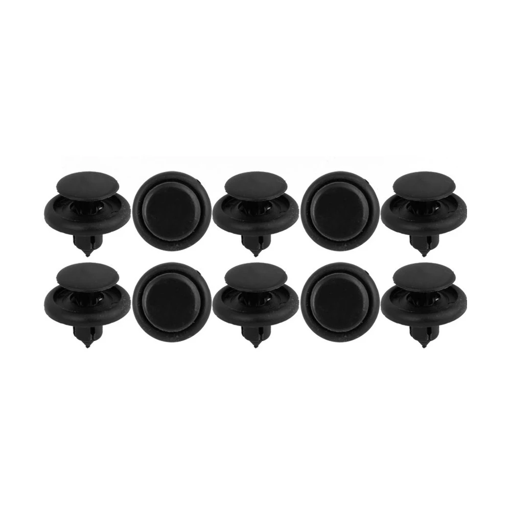10pcs Black 7mm Hole Rivet Fastener Clip Car Bumper Hood Fender Splash Guard Retainer Clip Plastic Rivet Accessories For Toyota
10pcs Black 7mm Hole Rivet Fastener Clip Car Bumper Hood Fender Splash Guard Retainer Clip Plastic Rivet Accessories For Toyota