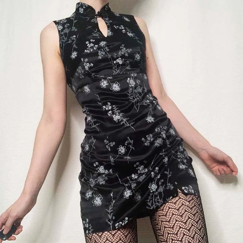 Женское платье с цветочным принтом Goth Fashion Dreee, облегающее платье-мини в готическом стиле без рукавов, осень 2022
Женское платье с цветочным принтом Goth Fashion Dreee, облегающее платье-мини в готическом стиле без рукавов, осень 2022