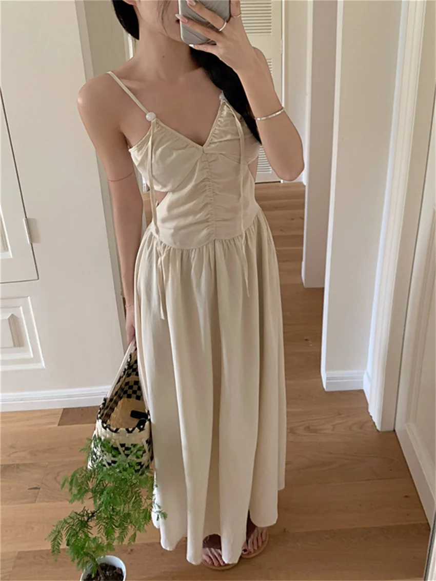 Alien Kitty S-M Slip Dress Women Hollow Out Slim Sexy Chic Summer 2023 Sleeveless New Arrival OL Vintage Party Holiday Daily 
Alien Kitty S-M Slip Dress Women Hollow Out Slim Sexy Chic Summer 2023 Sleeveless New Arrival OL Vintage Party Holiday Daily
